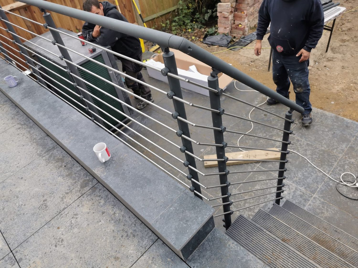 Banister installed