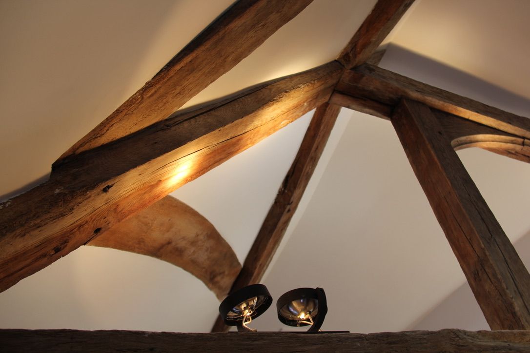 500 years old oak frame structure preserved