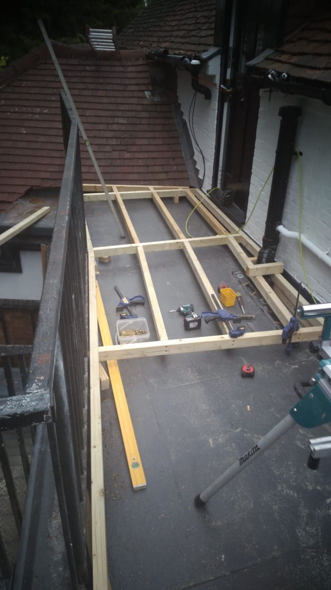Entrance decking