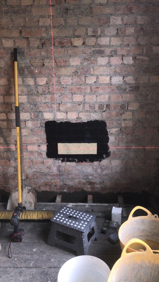 Phonotherm Structural insulation board installed behind sockets in Muswell Hill, London