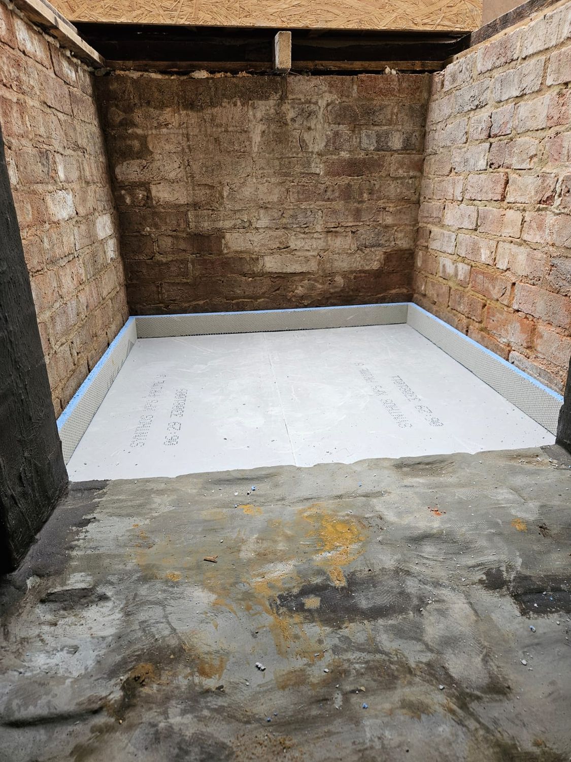 Old coal chute alteration and insulation