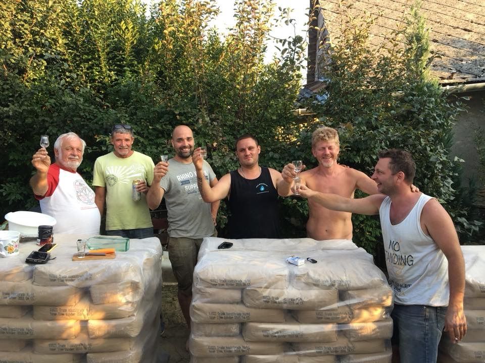 The happy team