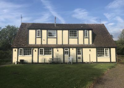 Flamstead farmhouse, before insulation
