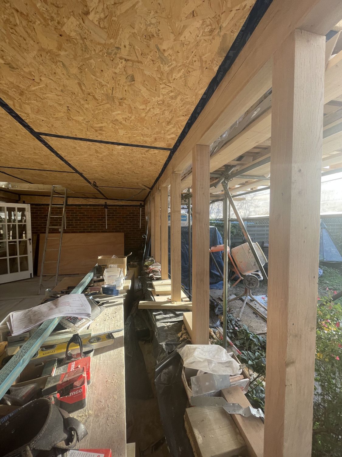 Oak framed extension