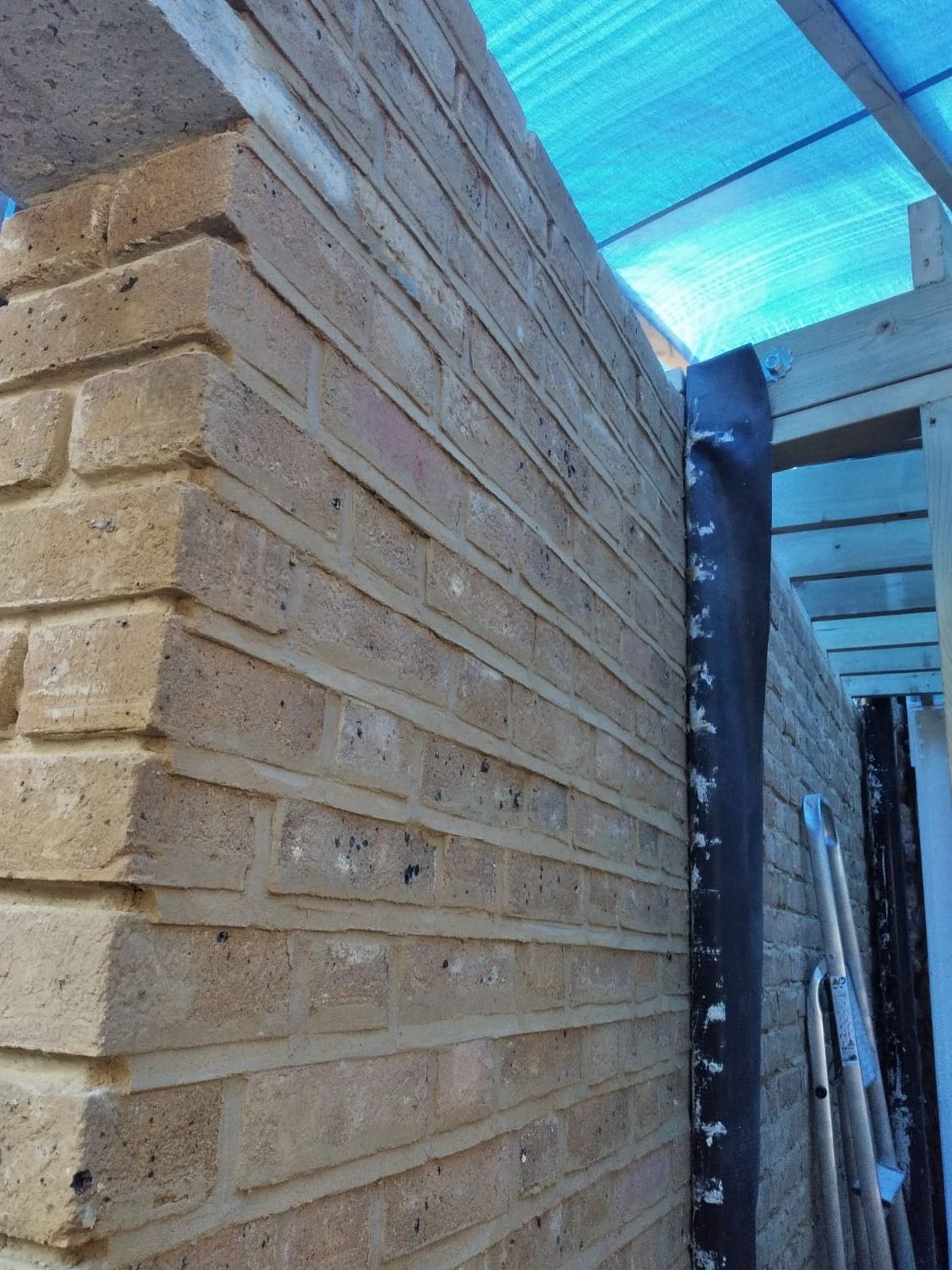 New brickwork pointing